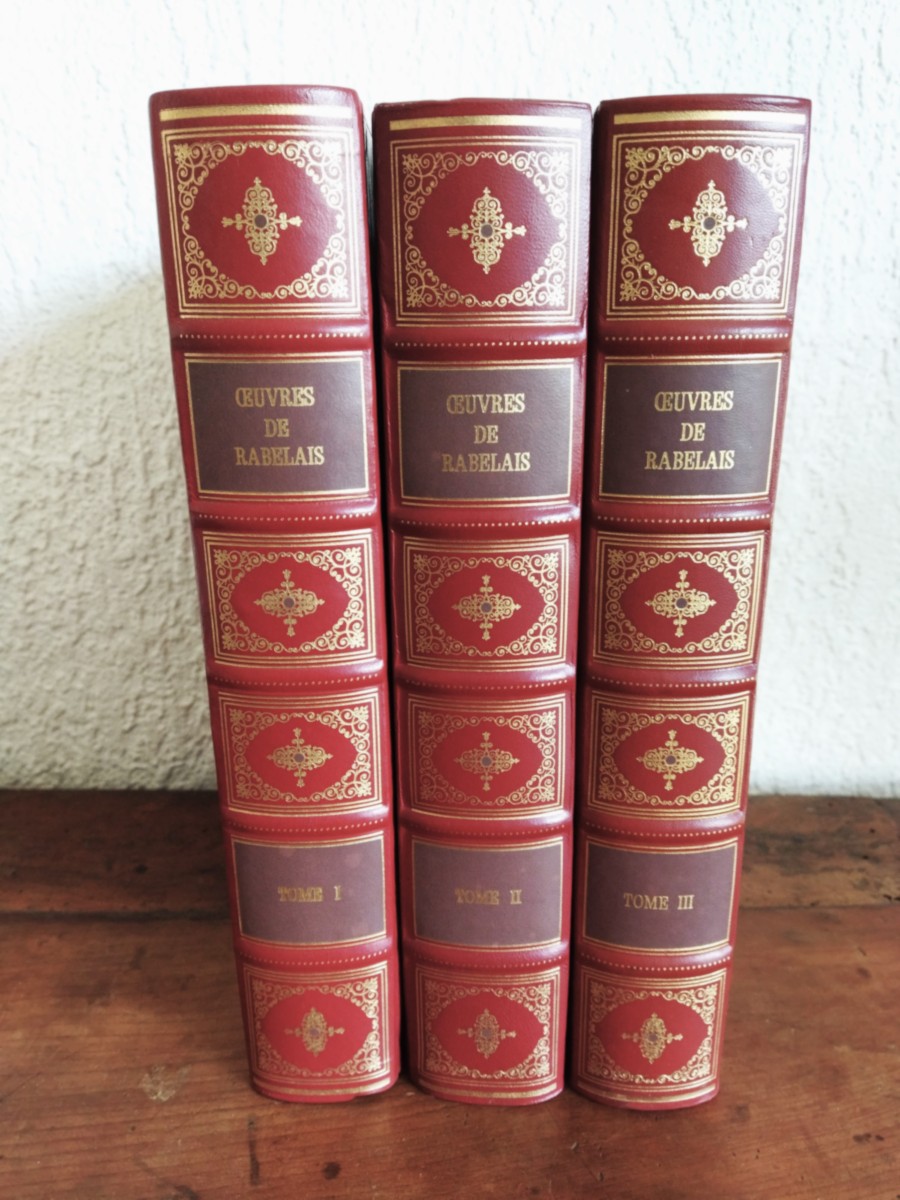 Rabelais "works" Illustrations By Gustave Doré Numbered 771 Editions De Vesgre 3 Volumes Complete
