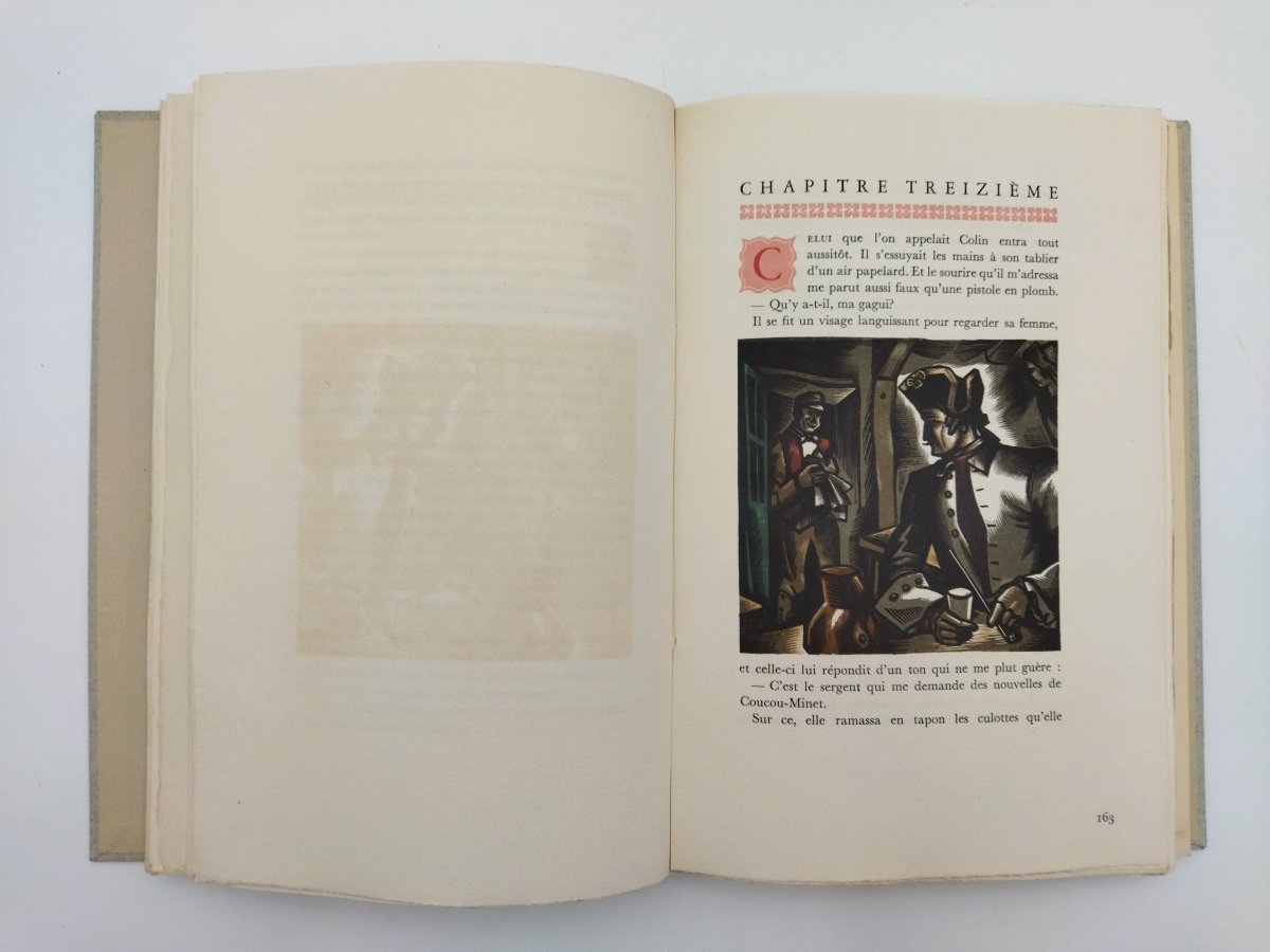 Picardie Mac Orlan Livre Papier Vidalon Numéroté 15/21 Série Gravures André Collot Collection-photo-5
