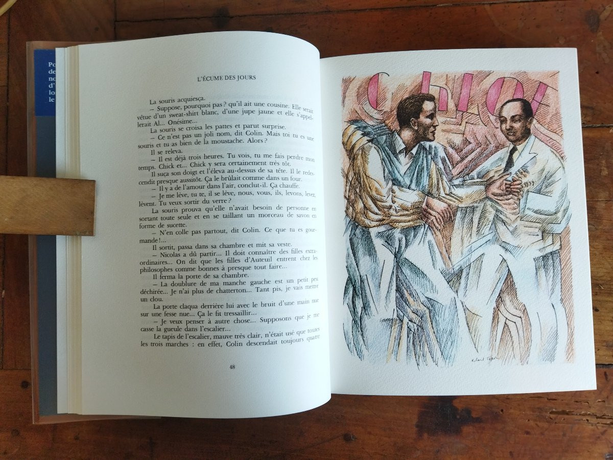 BORIS VIAN 4 Volumes  Aquarelles de Roland TOPOR Éditions André SAURET N° 2590 COLLECTION  -photo-2