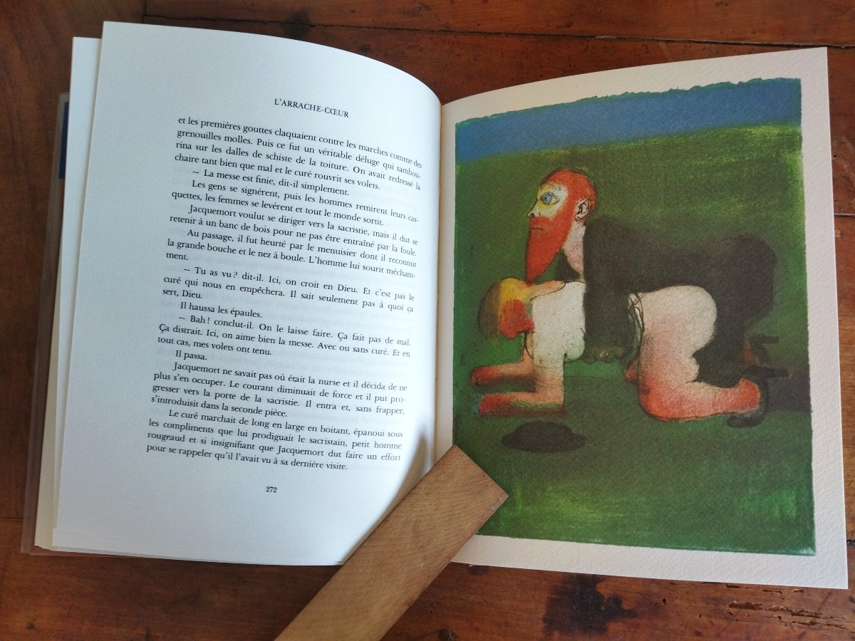 BORIS VIAN 4 Volumes  Aquarelles de Roland TOPOR Éditions André SAURET N° 2590 COLLECTION  -photo-4