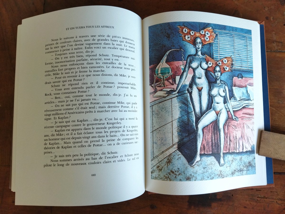 BORIS VIAN 4 Volumes  Aquarelles de Roland TOPOR Éditions André SAURET N° 2590 COLLECTION  -photo-8