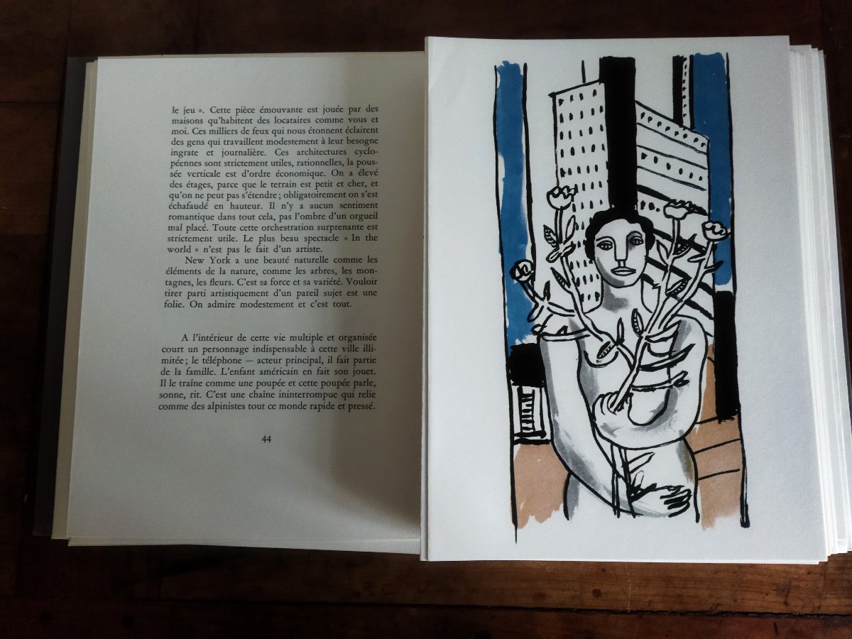 Mes Voyages Fernand Leger Lithographs & Poems By Aragon Exemplaire N° 4685 Collection-photo-1