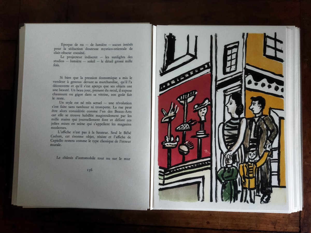 Mes Voyages Fernand Leger Lithographs & Poems By Aragon Exemplaire N° 4685 Collection-photo-3
