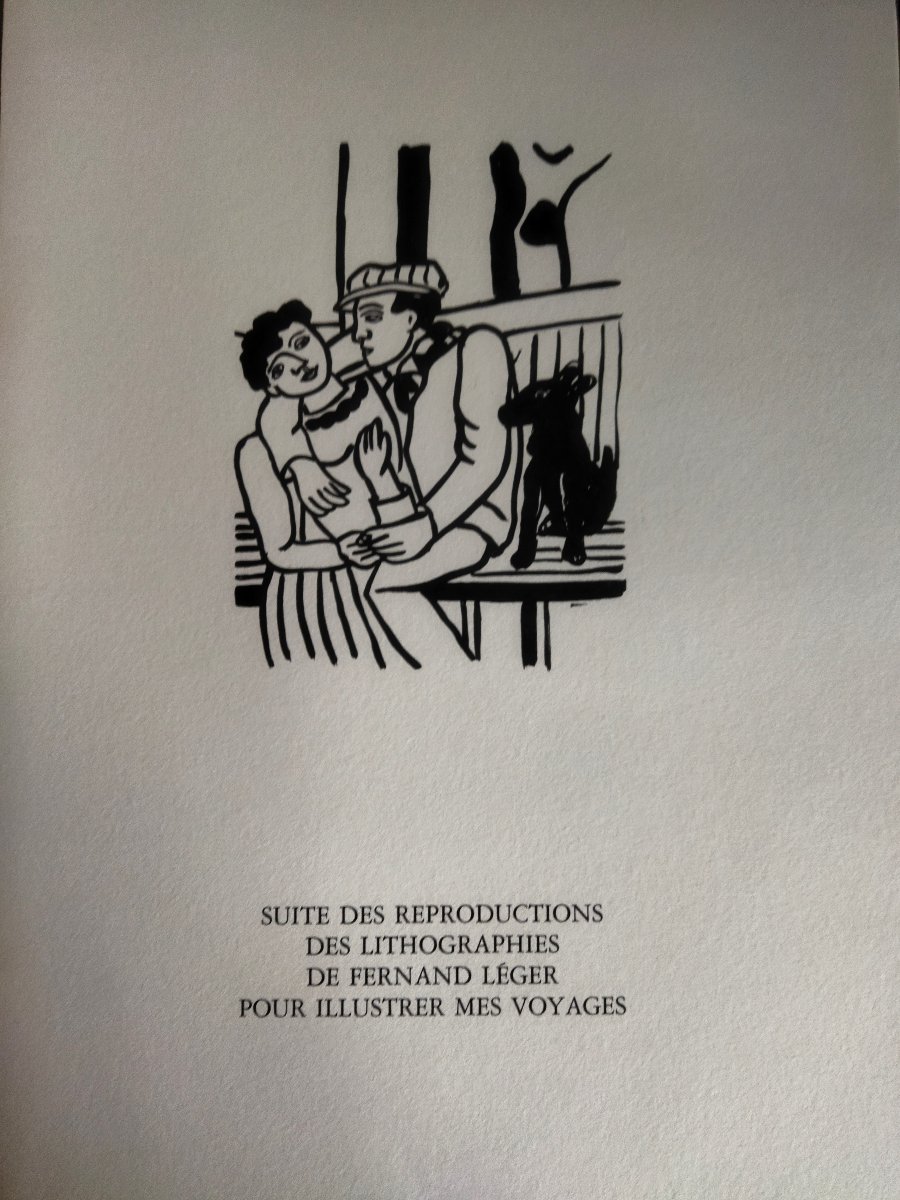 Mes Voyages Fernand Leger Lithographs & Poems By Aragon Exemplaire N° 4685 Collection-photo-5