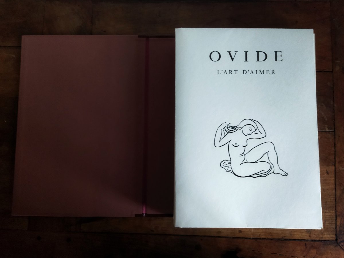 l'Art d'Aimer Ovide Lithographs Aristide Maillol Exemplaire N° 4864 Collection-photo-1