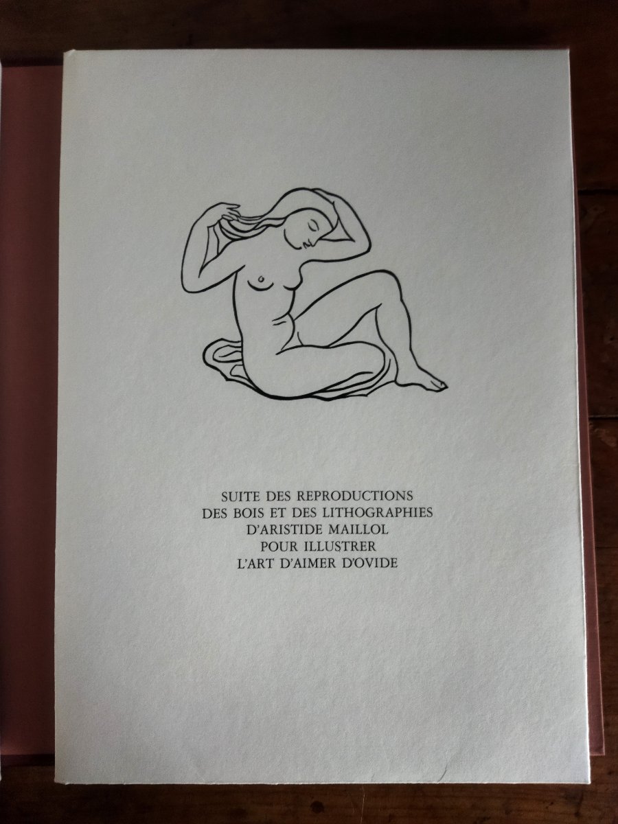l'Art d'Aimer Ovide Lithographs Aristide Maillol Exemplaire N° 4864 Collection-photo-6