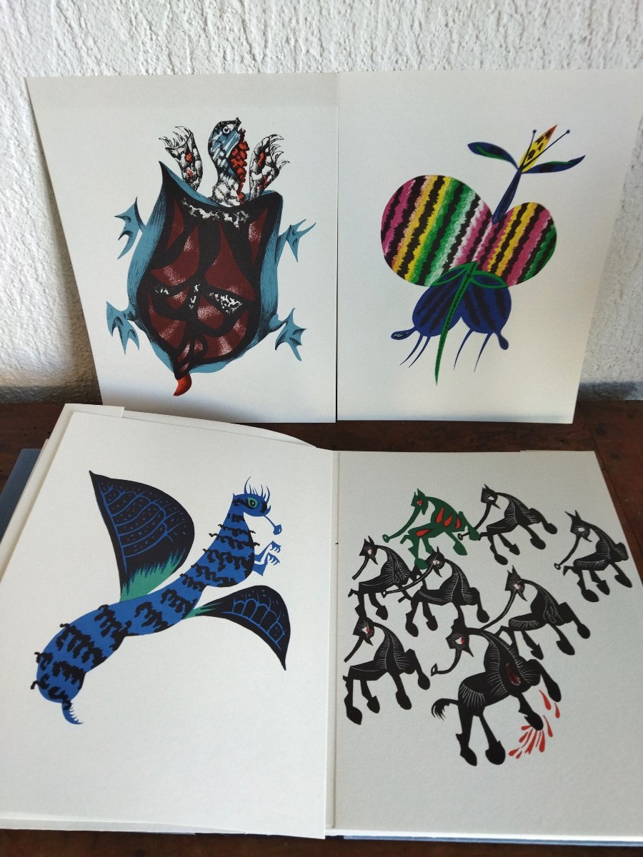 Géographie Animale Lithographies Jean Lurcat 1948 Exemplaire N° 841 Collection-photo-6