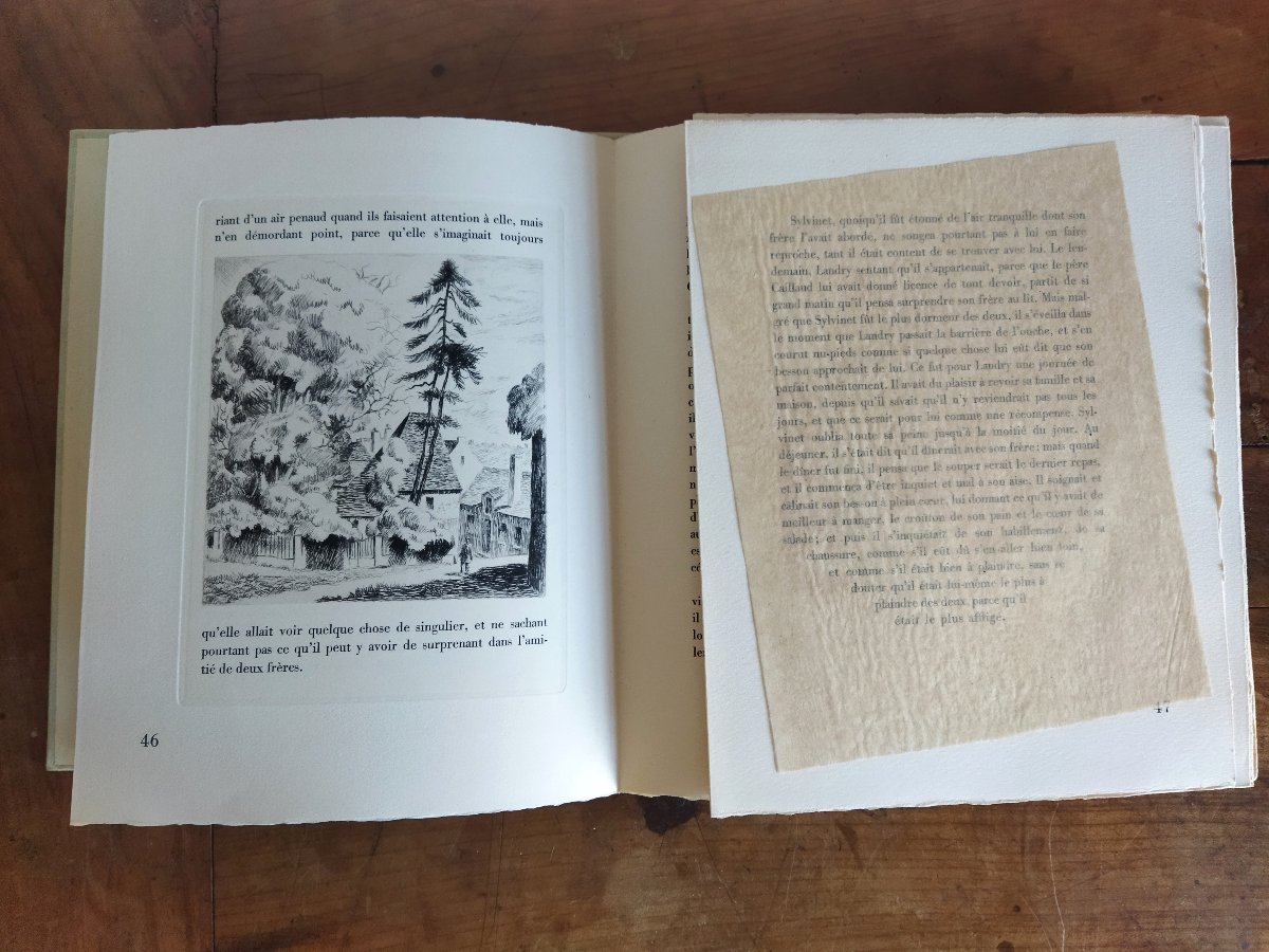 La Petite Fadette George Sand Illustrated Etchings Nick Petrelli 1946 Edition N°482 Collection-photo-3