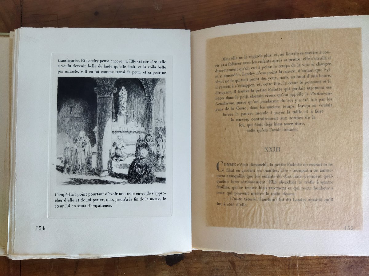 La Petite Fadette George Sand Illustrated Etchings Nick Petrelli 1946 Edition N°482 Collection-photo-6