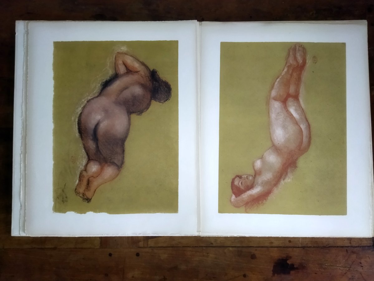 Maillol Les Maîtres Du Dessin Jules Romains Illustrations Sanguine & Crayon Edition 778 Eo-photo-3