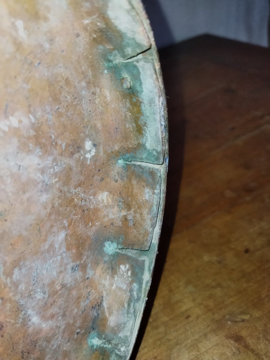 ARROSOIR EN CUIVRE JARDINIER VITICULTURE ART POPULAIRE XIX-photo-6