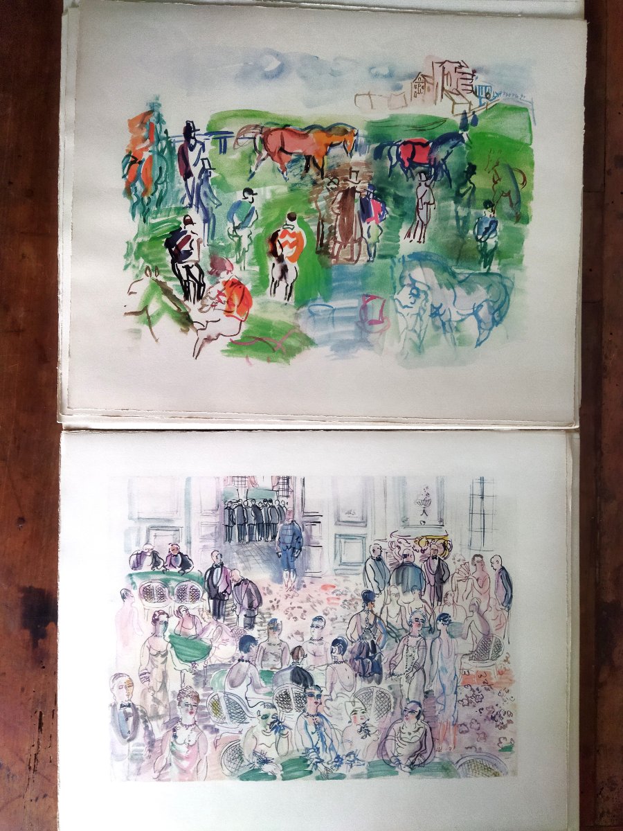 Dufy Les Maîtres Du Dessin Jean Cocteau Illustrations Watercolors & Drawings Edition 678 Eo-photo-3