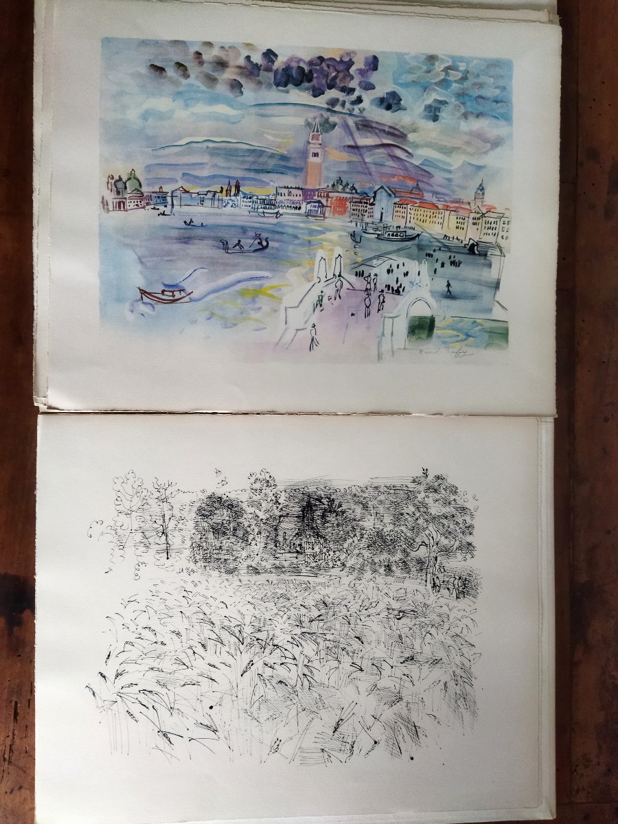 Dufy Les Maîtres Du Dessin Jean Cocteau Illustrations Watercolors & Drawings Edition 678 Eo-photo-6