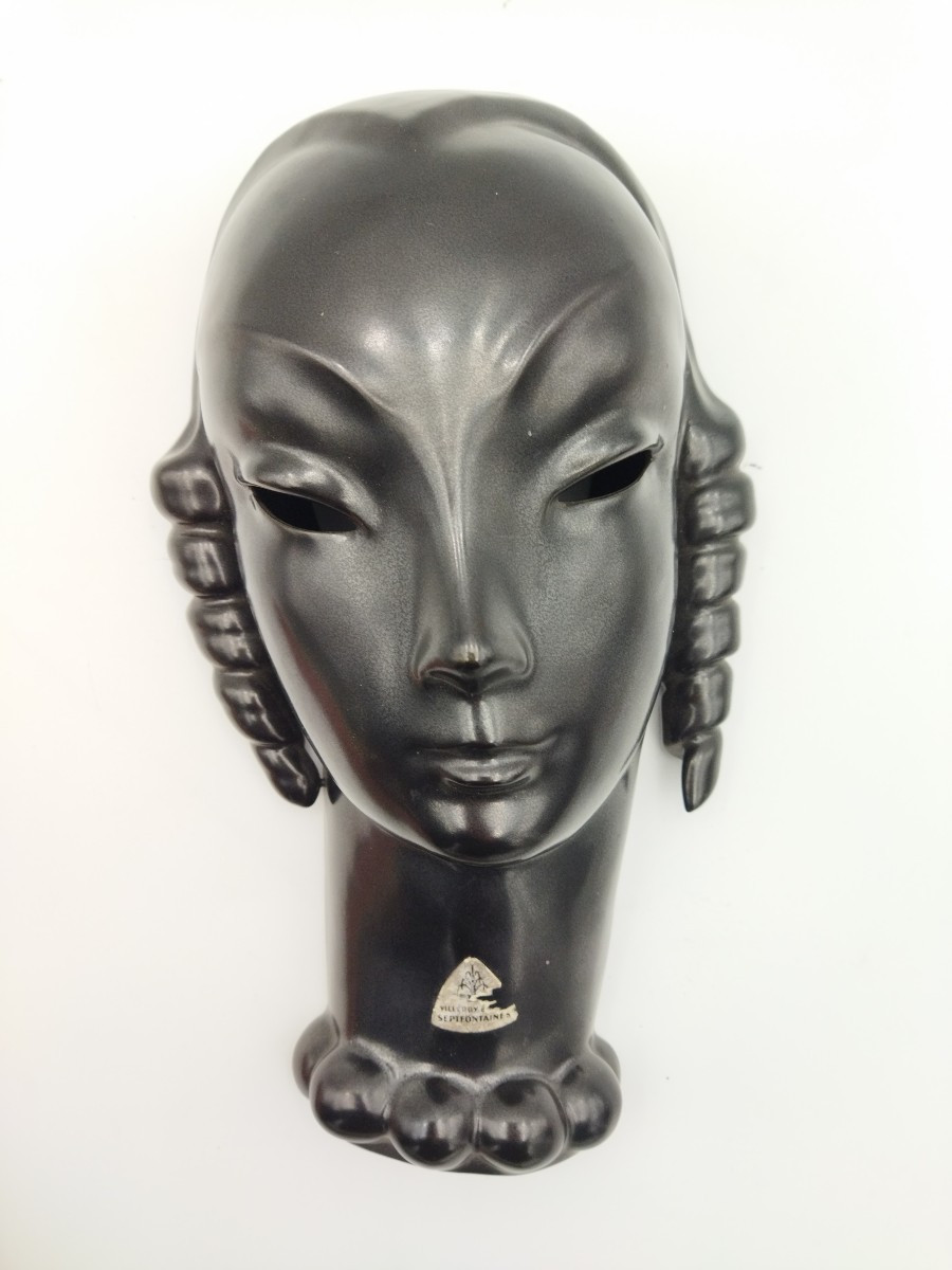 Villeroy & Boch Tiled African Head Designer Eduard Hermanutz