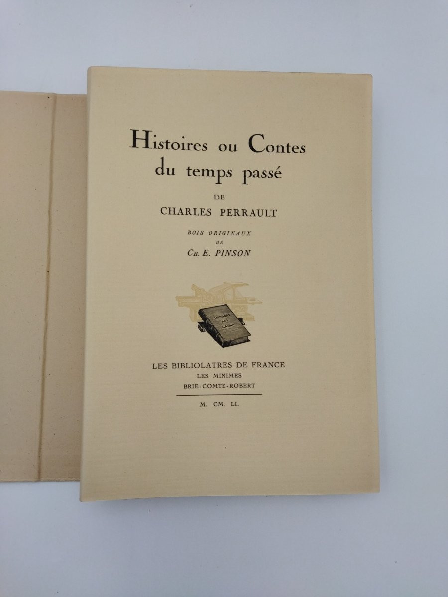 Perrault Charles Histoires Ou Contes Du Temps Passé Wood Engravings 1951 Copy N°833-photo-3