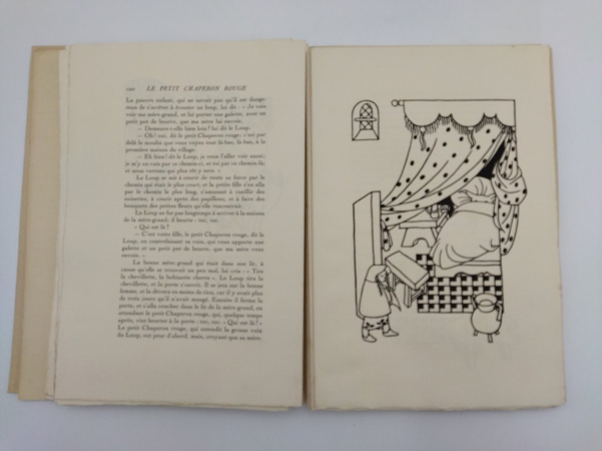 Perrault Charles Histoires Ou Contes Du Temps Passé Wood Engravings 1951 Copy N°833-photo-3