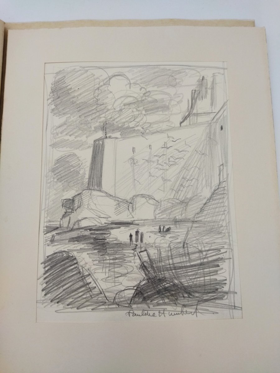 CHATEAUBRIAND COMBOURG Années de Jeunesse Eaux-Fortes Paulette HUMBERT Édition 1949  N° 37-photo-4