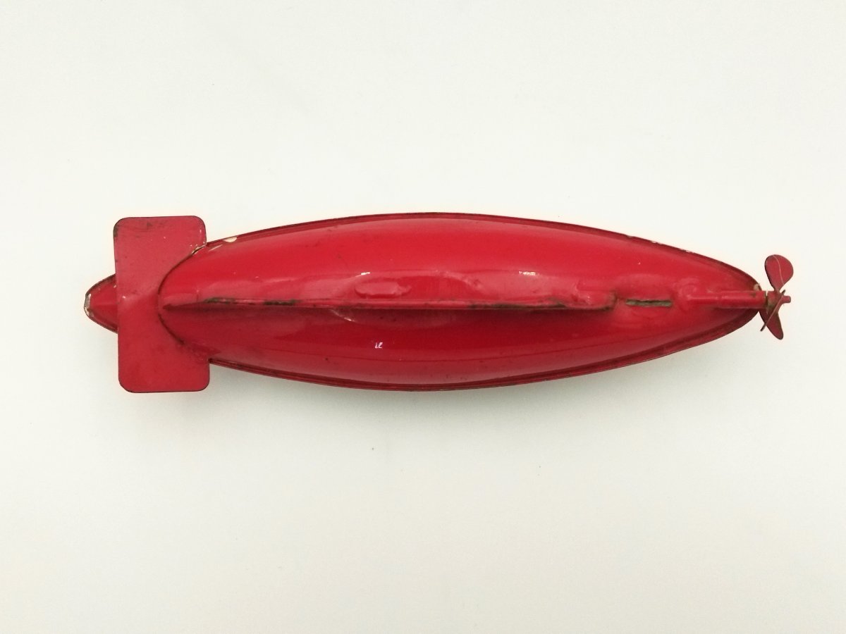 Sutcliffe Unda-wunda Antique Sheet Metal Toy Submarine English Manufacture Collection-photo-7