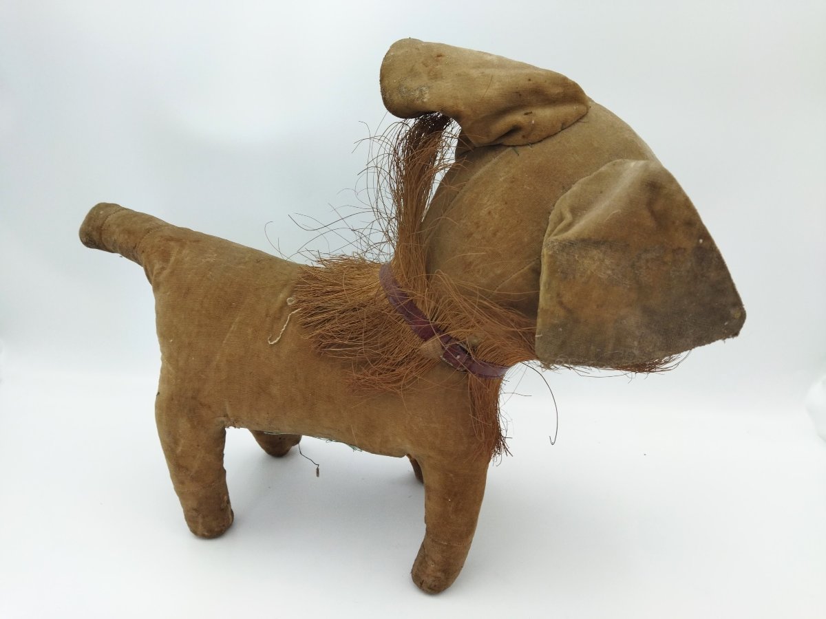CHIEN Ancien Jouet de Collection Enfant XIX-photo-2