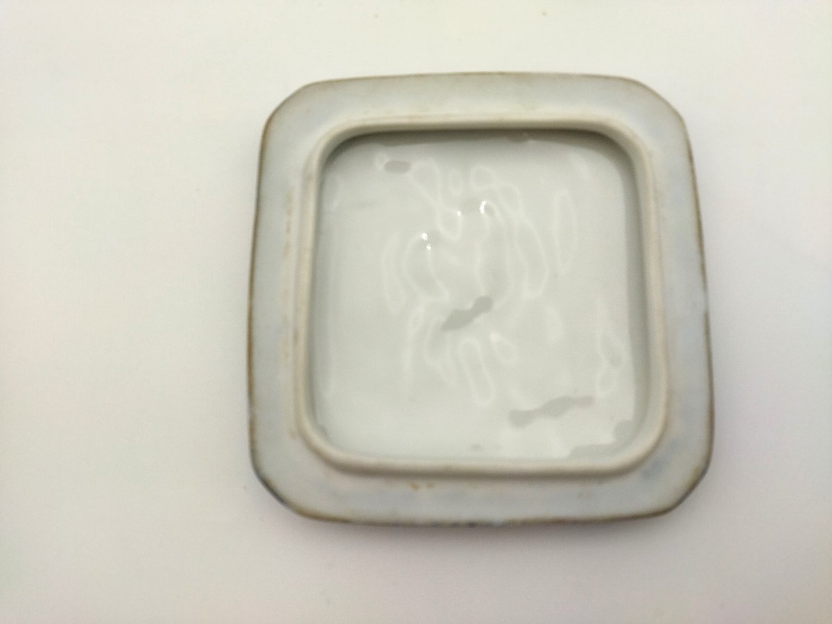 Limoges Bonbonniere Enameled Porcelain Mythological Motif-photo-4