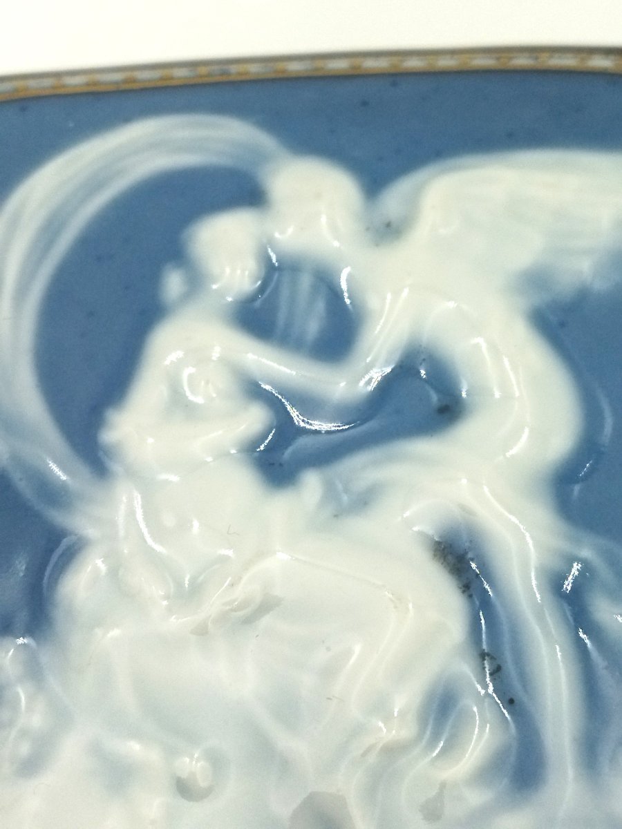 Limoges Bonbonniere Enameled Porcelain Mythological Motif-photo-8