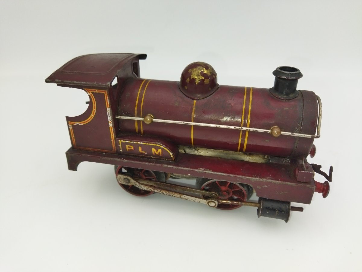 HORNBY Jouet Ancien Métal peint LOCOMOTIVE  PLM  COLLECTION-photo-3