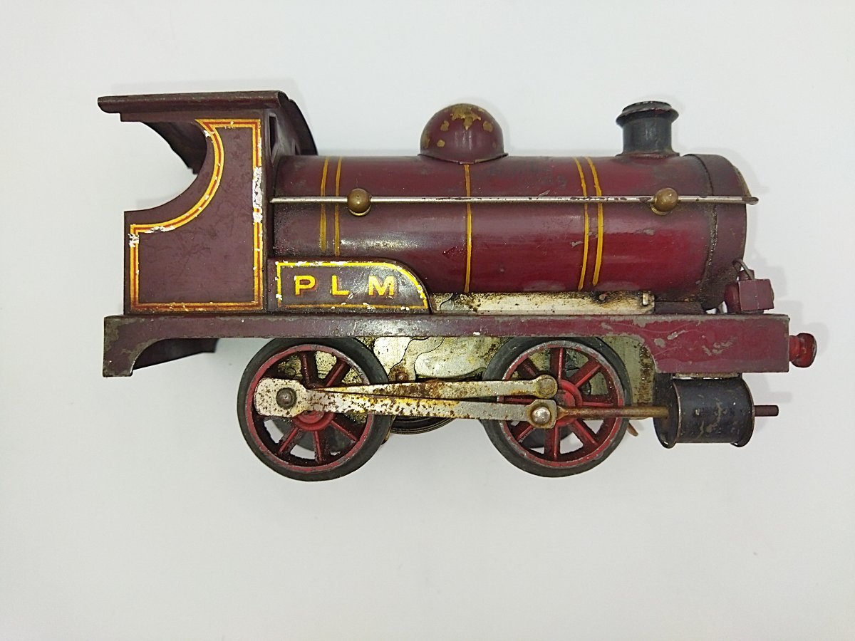 HORNBY Jouet Ancien Métal peint LOCOMOTIVE  PLM  COLLECTION-photo-3