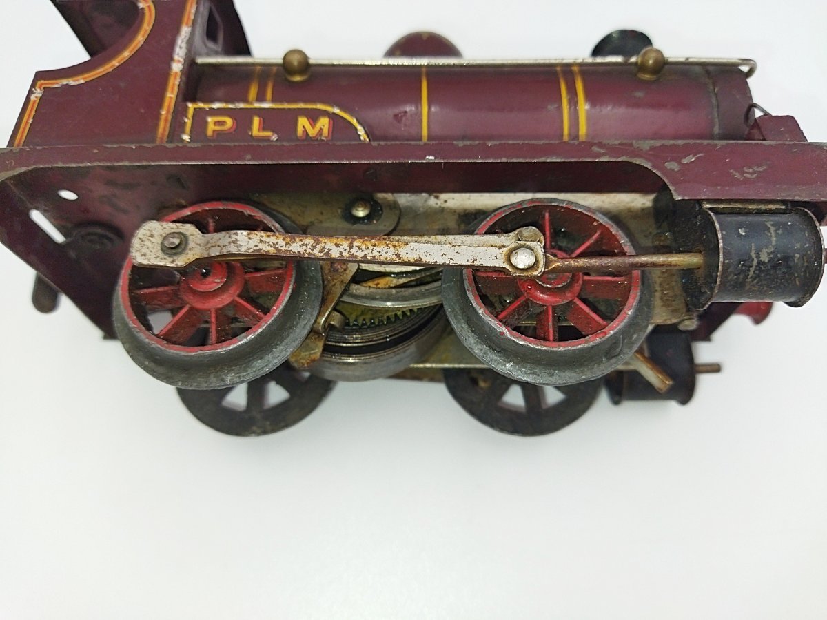 HORNBY Jouet Ancien Métal peint LOCOMOTIVE  PLM  COLLECTION-photo-4