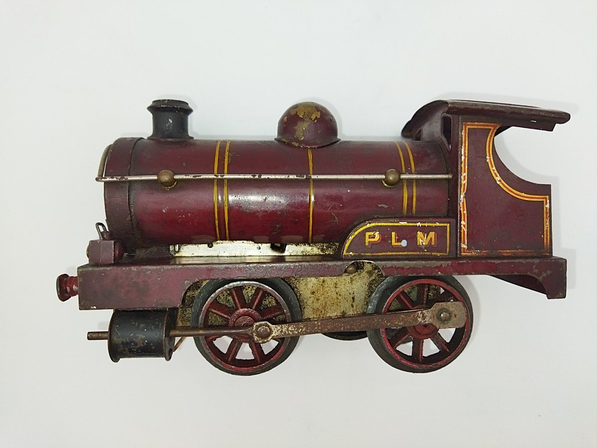 HORNBY Jouet Ancien Métal peint LOCOMOTIVE  PLM  COLLECTION-photo-5