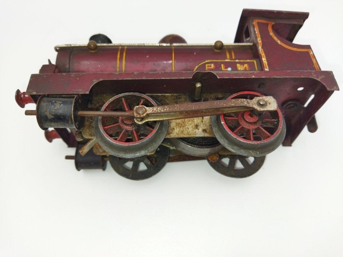 HORNBY Jouet Ancien Métal peint LOCOMOTIVE  PLM  COLLECTION-photo-6