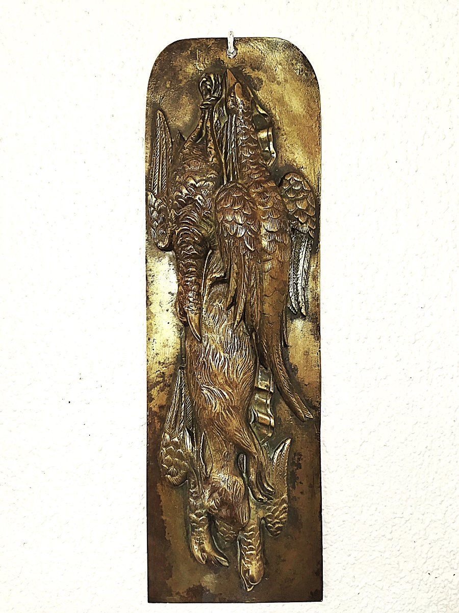 Hunting Sculpture In Bronze Still Life Mold Hunting Trophy Game Pheasant Collection 