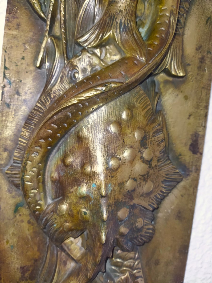 Bronze Sculpture: Still Life—trophy Of Shellfish, Fish, And Lobster—collection-photo-5