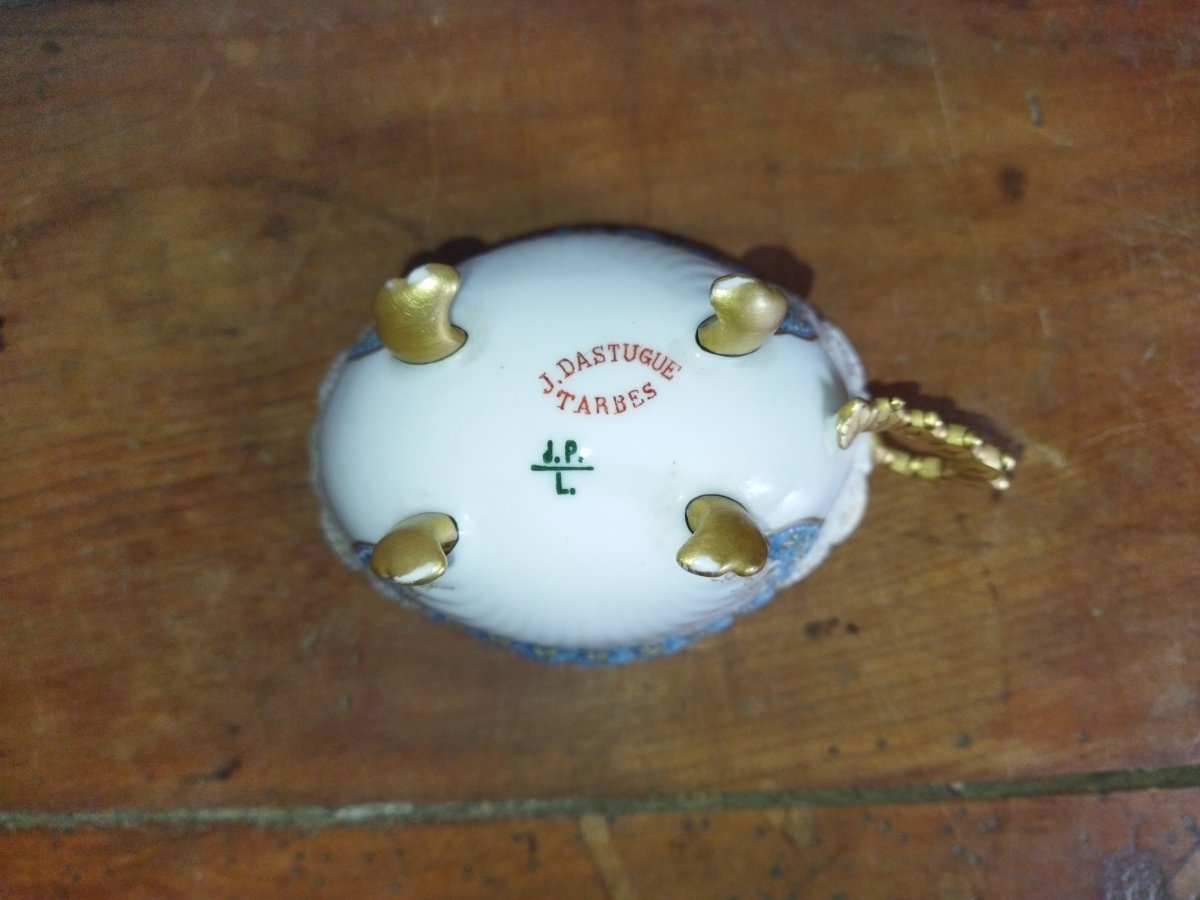 Jpl Oblong Porcelain Cup And Shell-shaped Saucer-photo-7