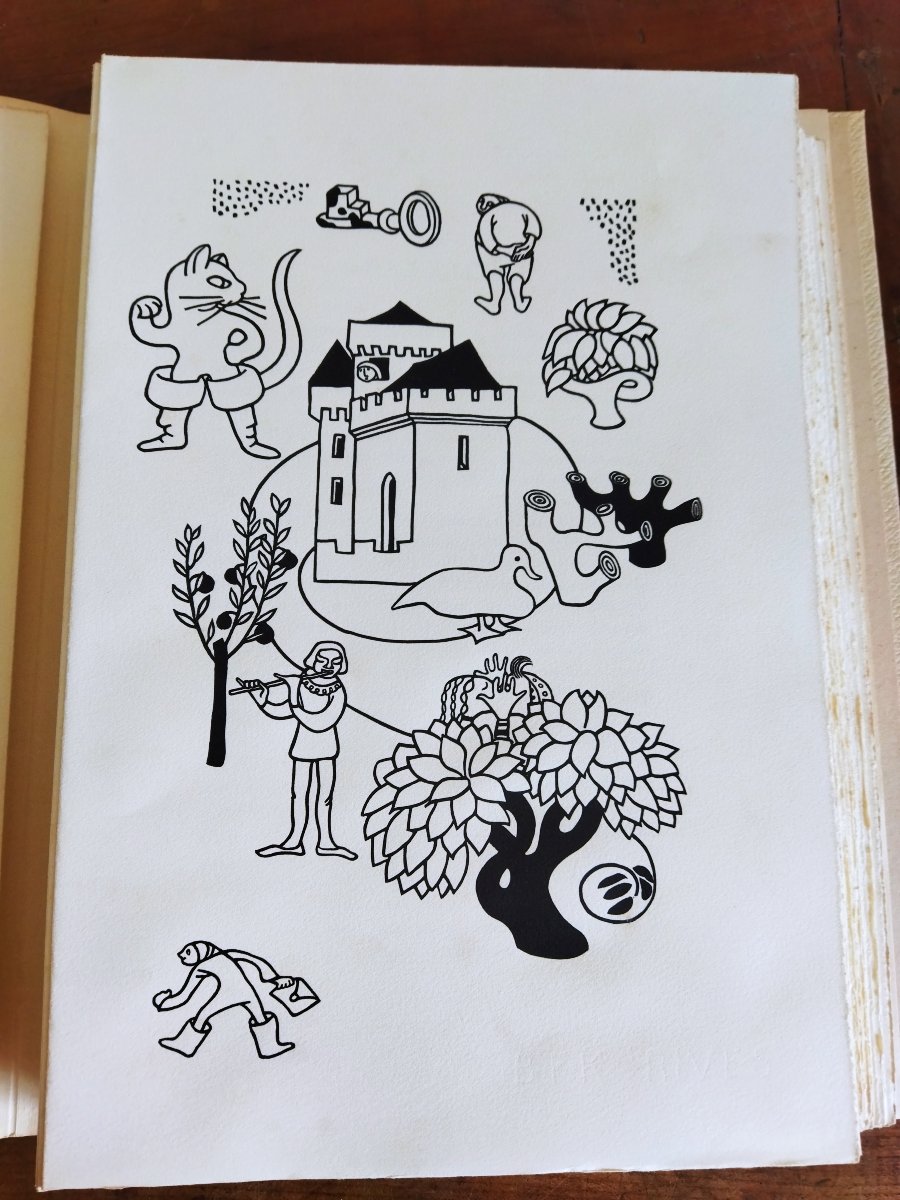 HISTOIRES ET CONTES Charles PERRAULT N° 833 Illustrations PINSON Bois Originaux 1951 COLLECTION-photo-4