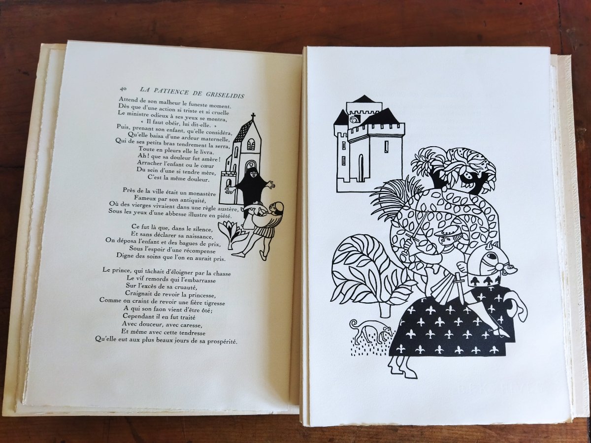 HISTOIRES ET CONTES Charles PERRAULT N° 833 Illustrations PINSON Bois Originaux 1951 COLLECTION-photo-2