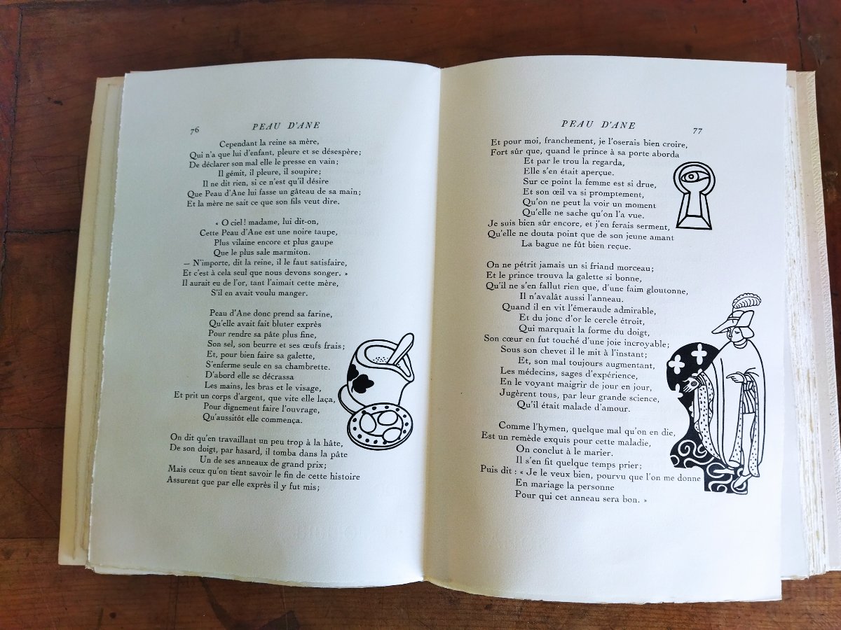 HISTOIRES ET CONTES Charles PERRAULT N° 833 Illustrations PINSON Bois Originaux 1951 COLLECTION-photo-3
