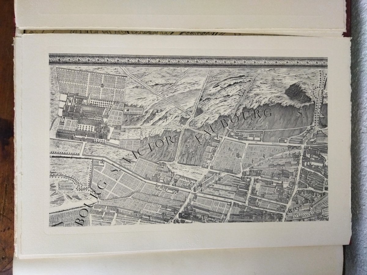 PLAN DE TURGOT Arrondissements Parisiens  Edition Le CADRATIN par Louis BRETEZ 1979-photo-3