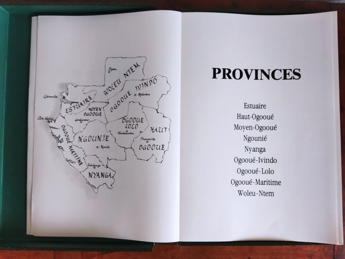 NOTRE GABON PROVINCES Livre Collection Illustrations Planches Couleurs N° 489 J.E MBOT -photo-1