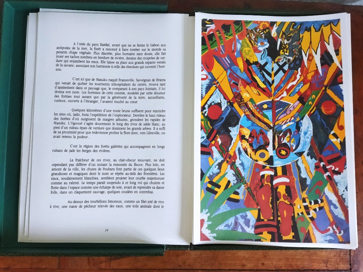 NOTRE GABON PROVINCES Livre Collection Illustrations Planches Couleurs N° 489 J.E MBOT -photo-3