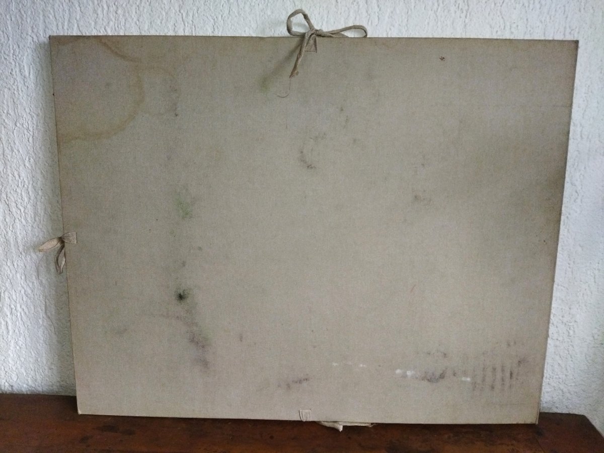 Yvon Taillandier Land Painter, Sculptor, Case Containing 5 Lithographs, Artist's Proofs, Collection-photo-3