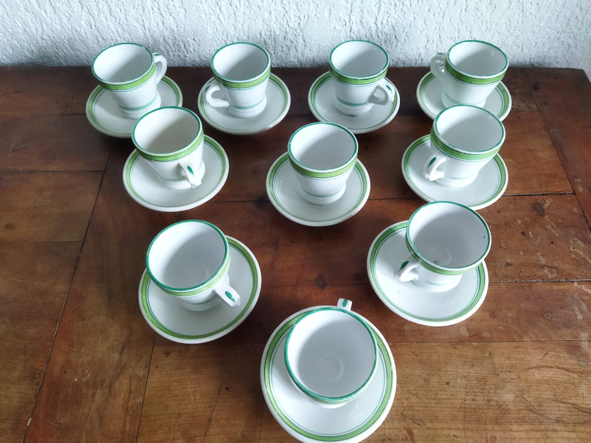 Series 10 Brulots Vintage & Saucers, Glazed Earthenware, Bistrot Bar, Tableware-photo-2