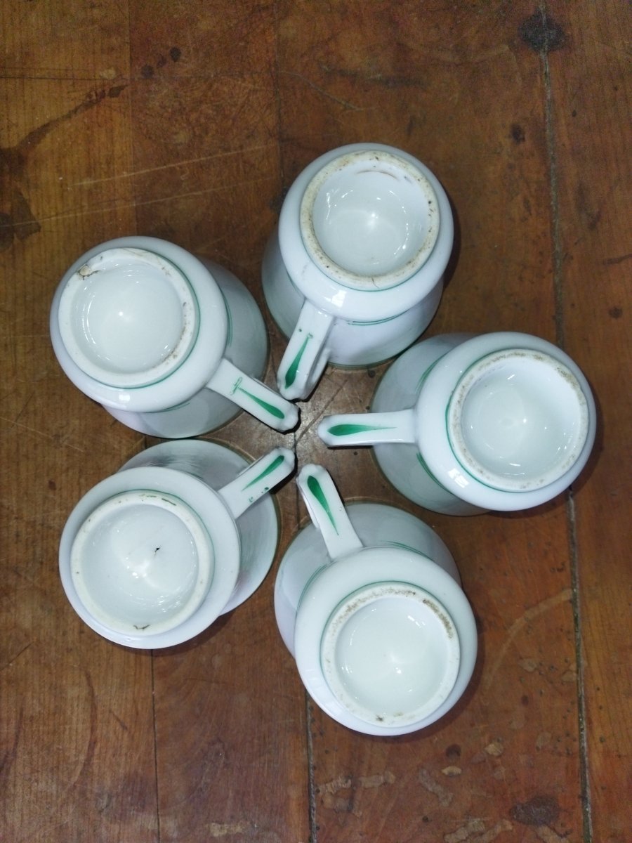 Series 10 Brulots Vintage & Saucers, Glazed Earthenware, Bistrot Bar, Tableware-photo-4