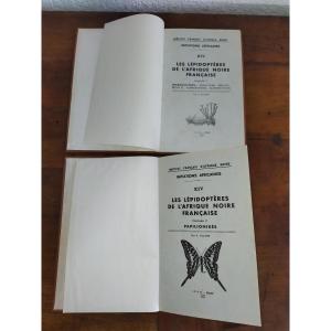 LEPIDOPTERES AFRIQUE NOIRE FRANCAISE  Fascicule I & II Entomologie Papillons 1957