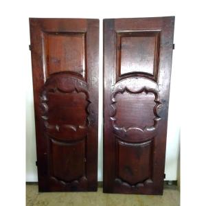 Solid Wood Wardrobe Doors, Louis XV Period, Late 18th Century