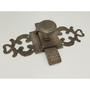 Antique Wrought Iron Tag, 19th-century Architectural Element