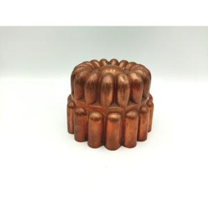MOULE A GATEAU Ancien en Cuivre Art populaire Collection ART DE LA TABLE 