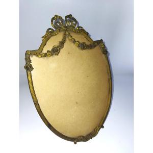 PORTE PHOTO Cadre Ancien Bronze doré Style LOUIS XVI Époque XIX 