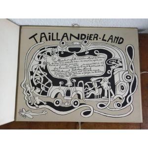 Yvon Taillandier Land Painter, Sculptor, Case Containing 5 Lithographs, Artist's Proofs, Collection