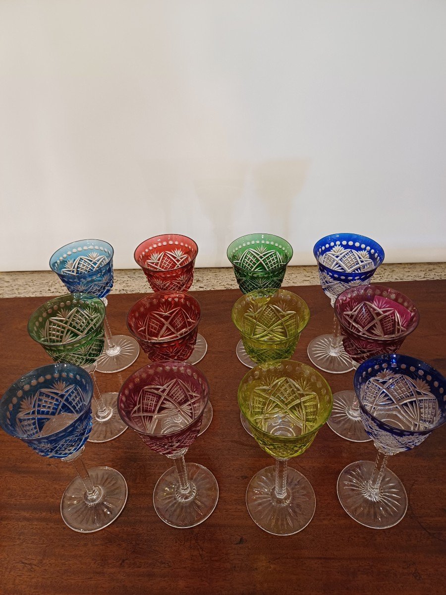 12 Saint Louis Cristallerie Glasses-photo-3