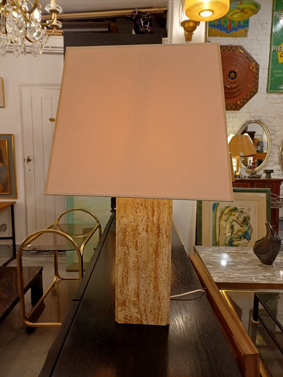 Paire de lampes en marbre-photo-2